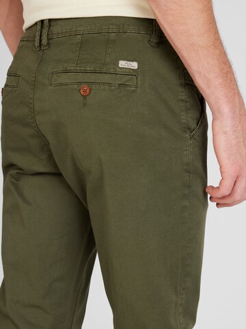 BLEND Regular Chino Pants in Green