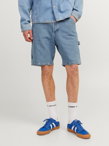 JACK & JONES Loosefit Jeans 'TONY CARPENTER' in Blauw: voorkant