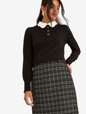 love & roses Rok in Zwart: voorkant