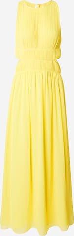 PATRIZIA PEPE - Vestido de verão em amarelo: frente