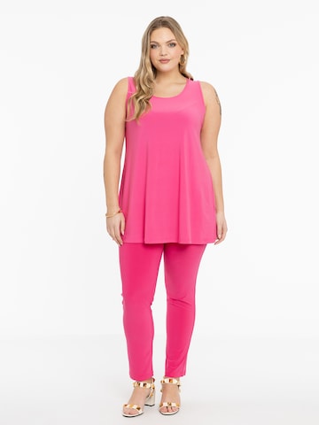 Yoek Slimfit Broek 'Dolce' in Roze