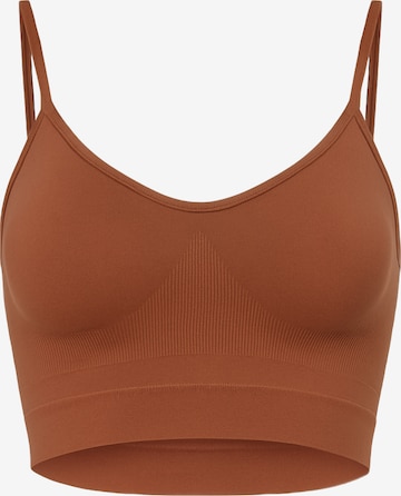 C&City Bralette Bra in Brown: front