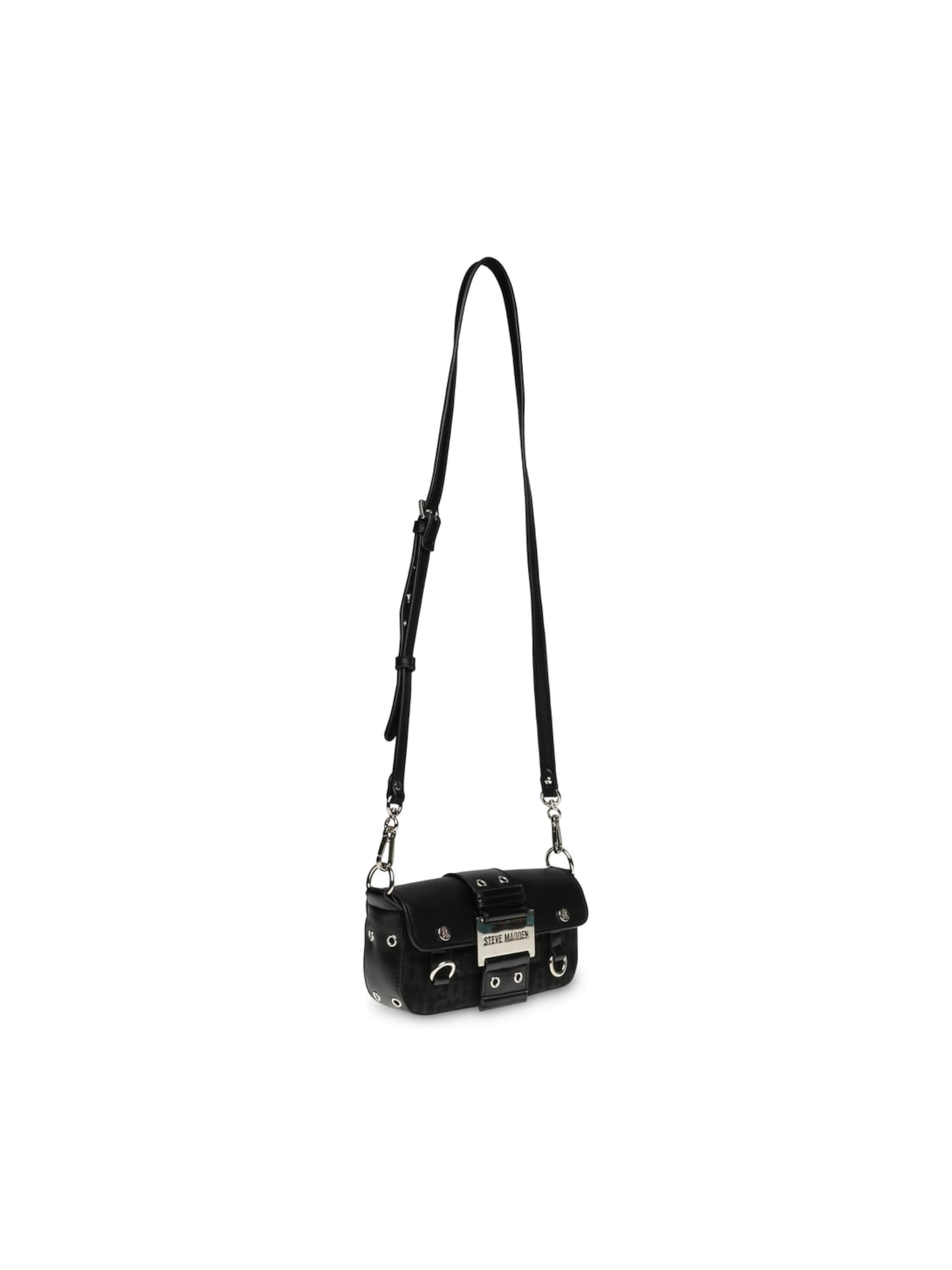 STEVE MADDEN Skuldertaske 'BPunk Black' i sort