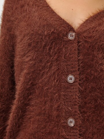 Cardigan oversize 'Celestine' LeGer by Lena Gercke en marron