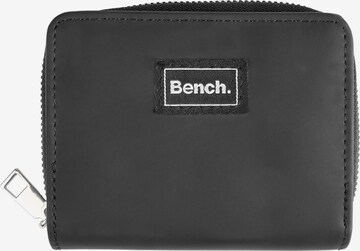 Portamonete di BENCH in nero: frontale