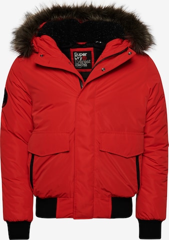 Superdry Übergangsjacke 'Everest' in Rot: predná strana