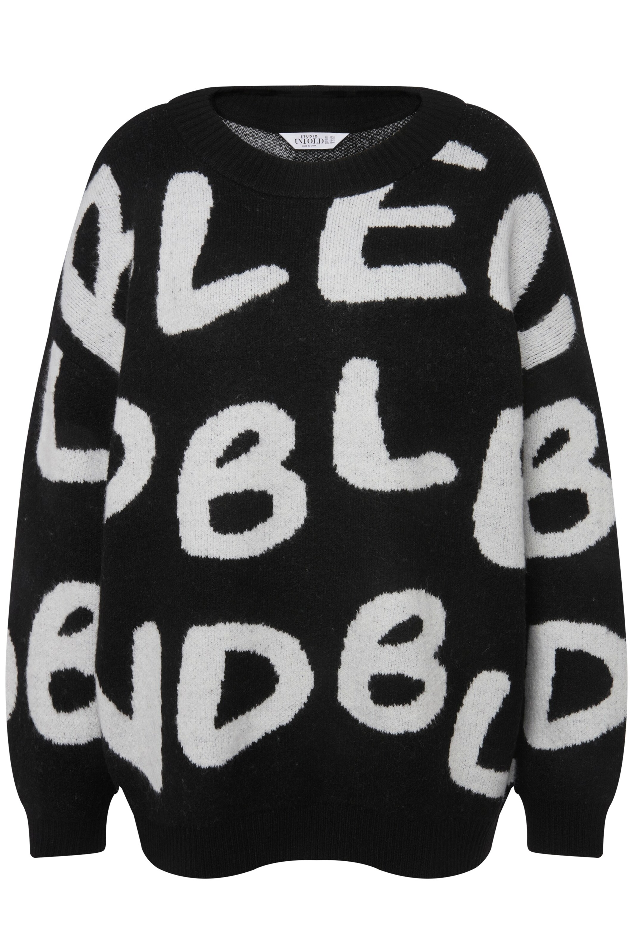 Pull-over Studio Untold en noir : devant