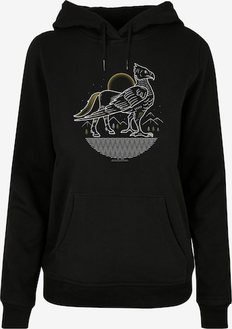 Sweat-shirt 'Harry Potter Buckbeak Line Art with Ladies Basic' F4NT4STIC en noir : devant