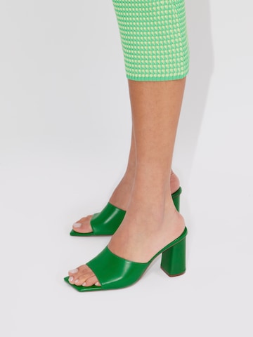 LeGer by Lena Gercke Sandals 'Ginny' in Green: front
