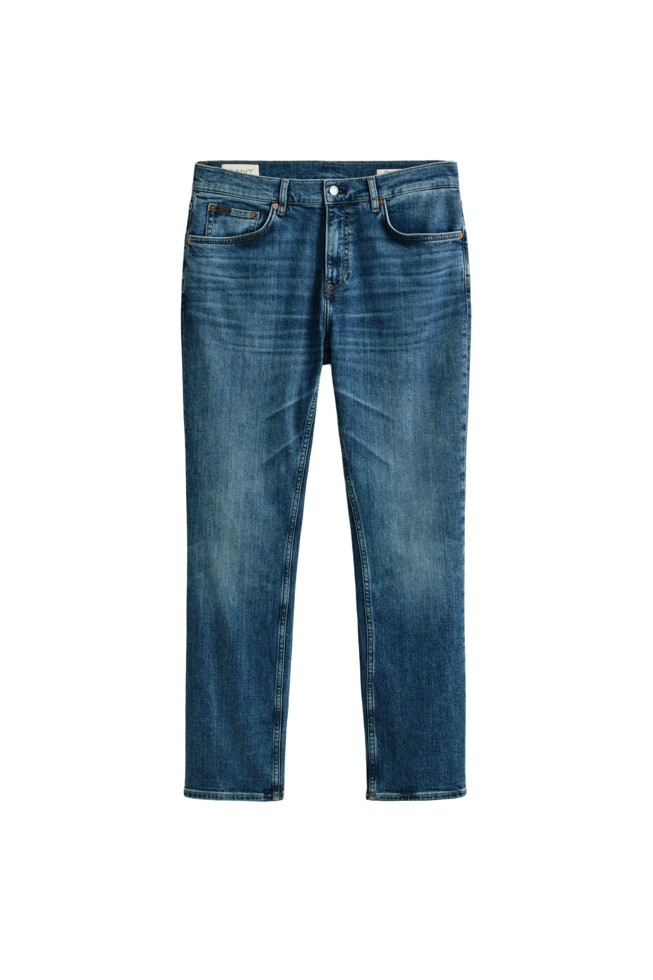 Regular Jeans 'Classic' de la GANT pe albastru: față