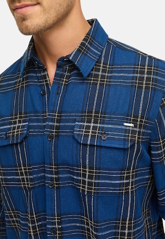 INDICODE JEANS Regular fit Overhemd in Blauw