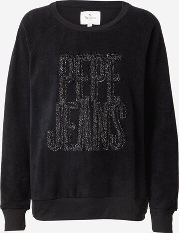 Pepe Jeans Sweatshirt 'RUBY' in Zwart: voorkant