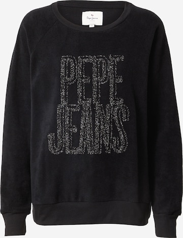 Pepe Jeans Sweatshirt 'RUBY' in Black: front