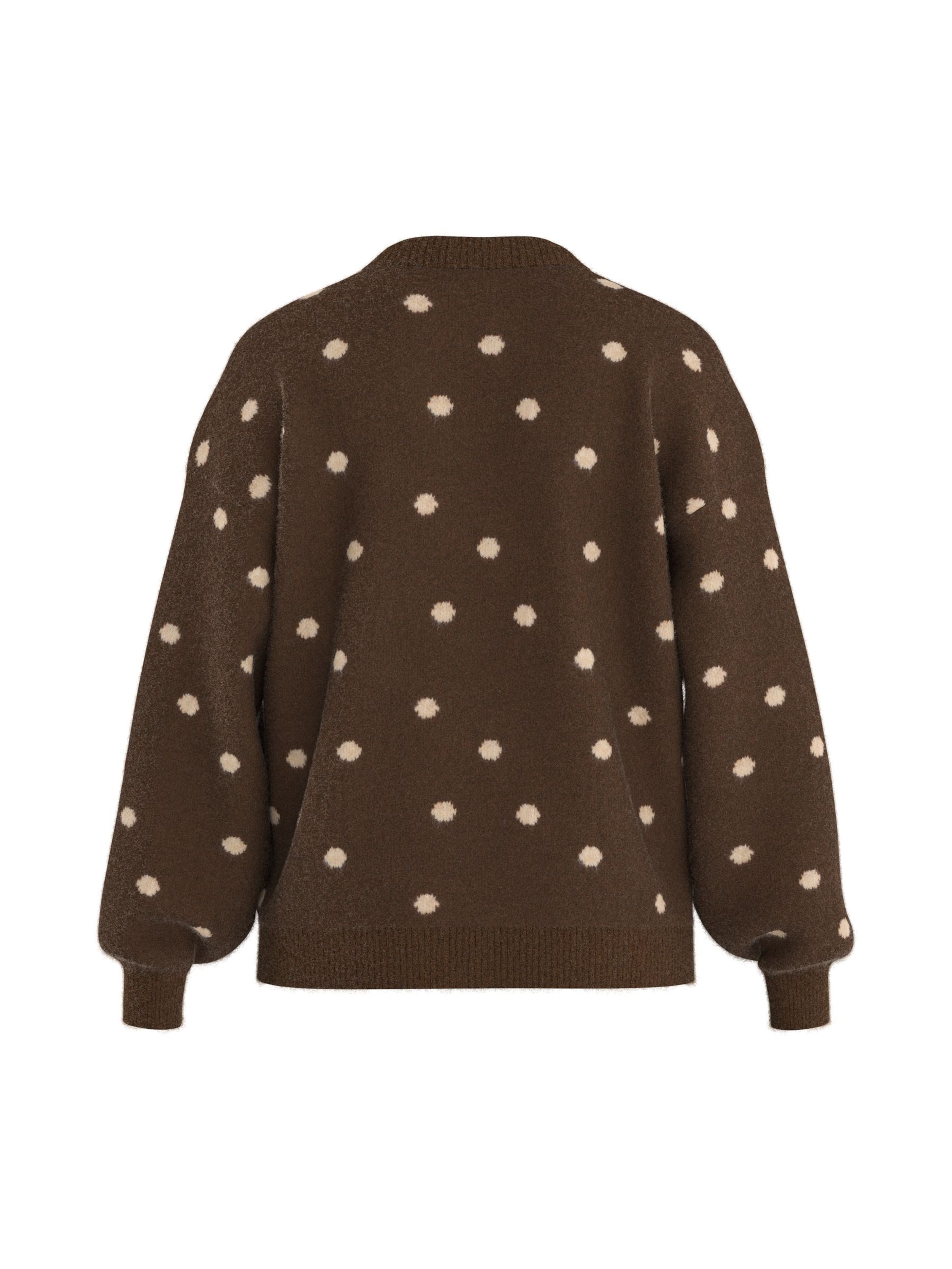 HYPEDROP Pullover 'GERDA' i brun