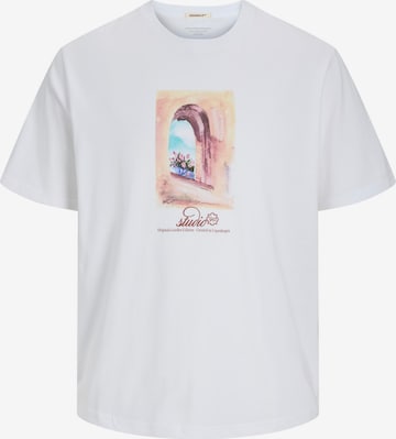 T-Shirt Jack & Jones Plus en blanc : devant