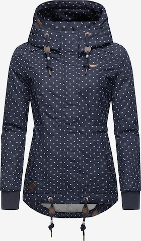 RagwearZimska jakna 'Danka' - plava boja: prednji dio