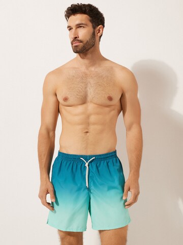 CALZEDONIA Regular Board Shorts in Blue