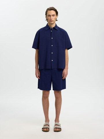 Fit confort Chemise SELECTED en bleu