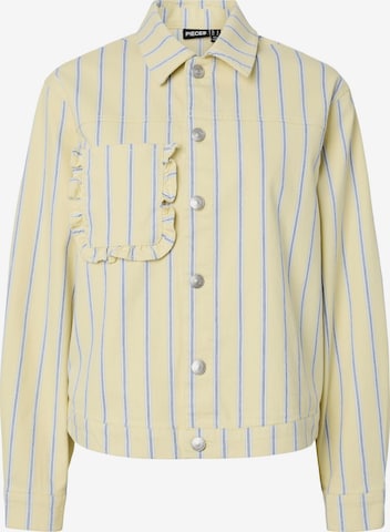 PIECES Overgangsjakke 'PCBillo' i gul: forside