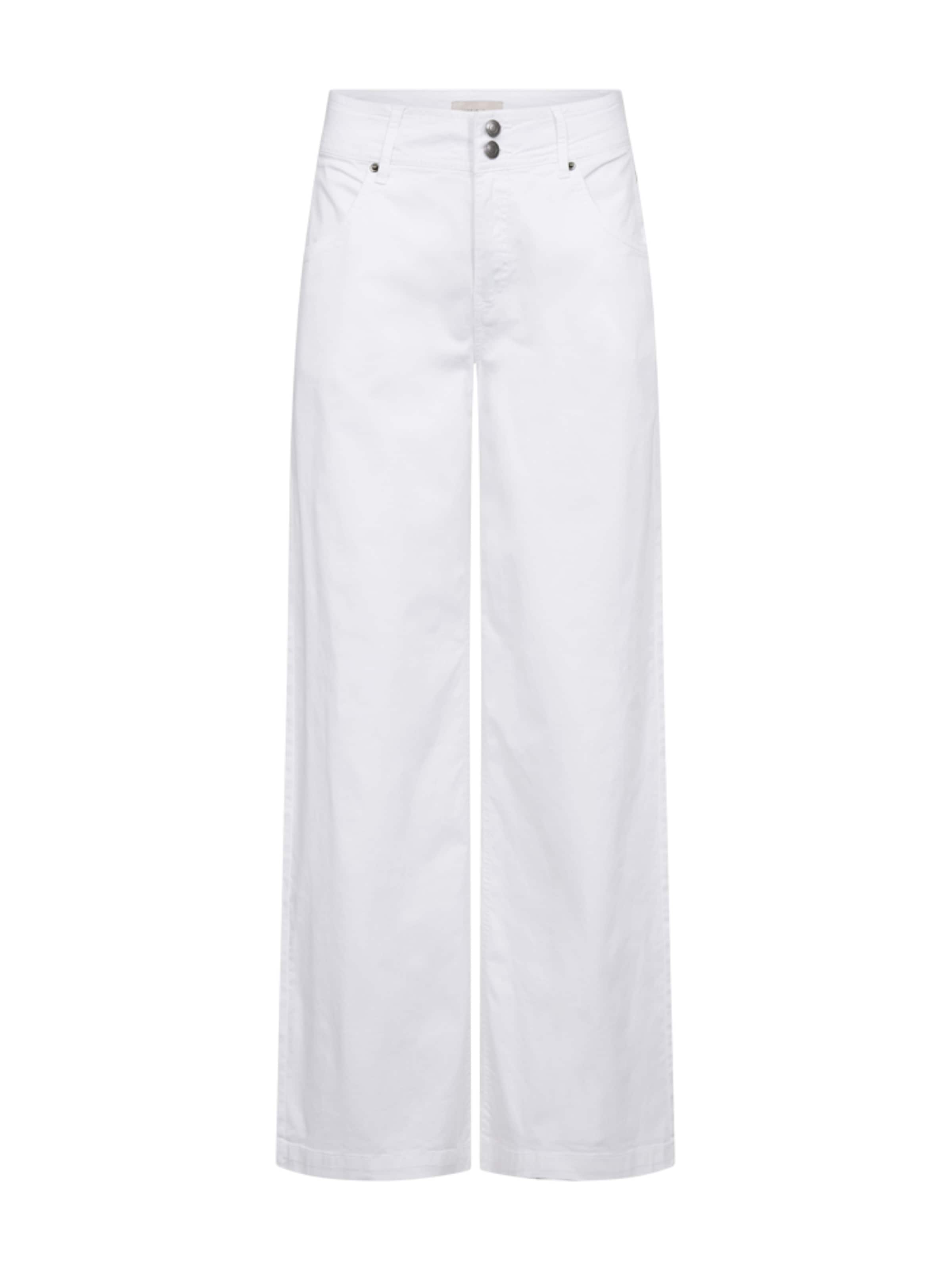 Freequent Regular Hose 'FQLopez brilliant white'‌‌‌‌ in Weiß: Vorderseite