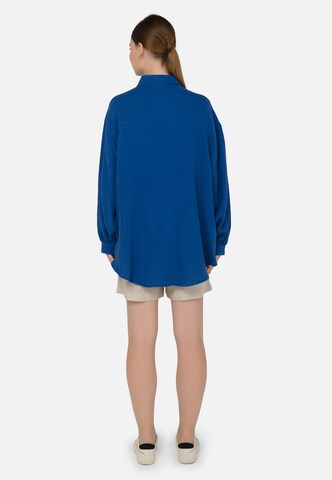 FRESHLIONS Regular fit Blouse 'Honari' in Blue