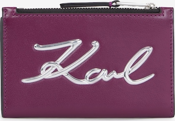 Porte-monnaies Karl Lagerfeld en violet : devant
