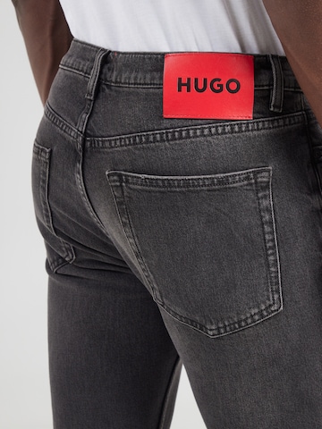 HUGO Skinny Jeansy '734' w kolorze szary