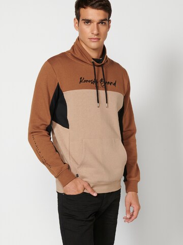 KOROSHI - Sweatshirt em bege