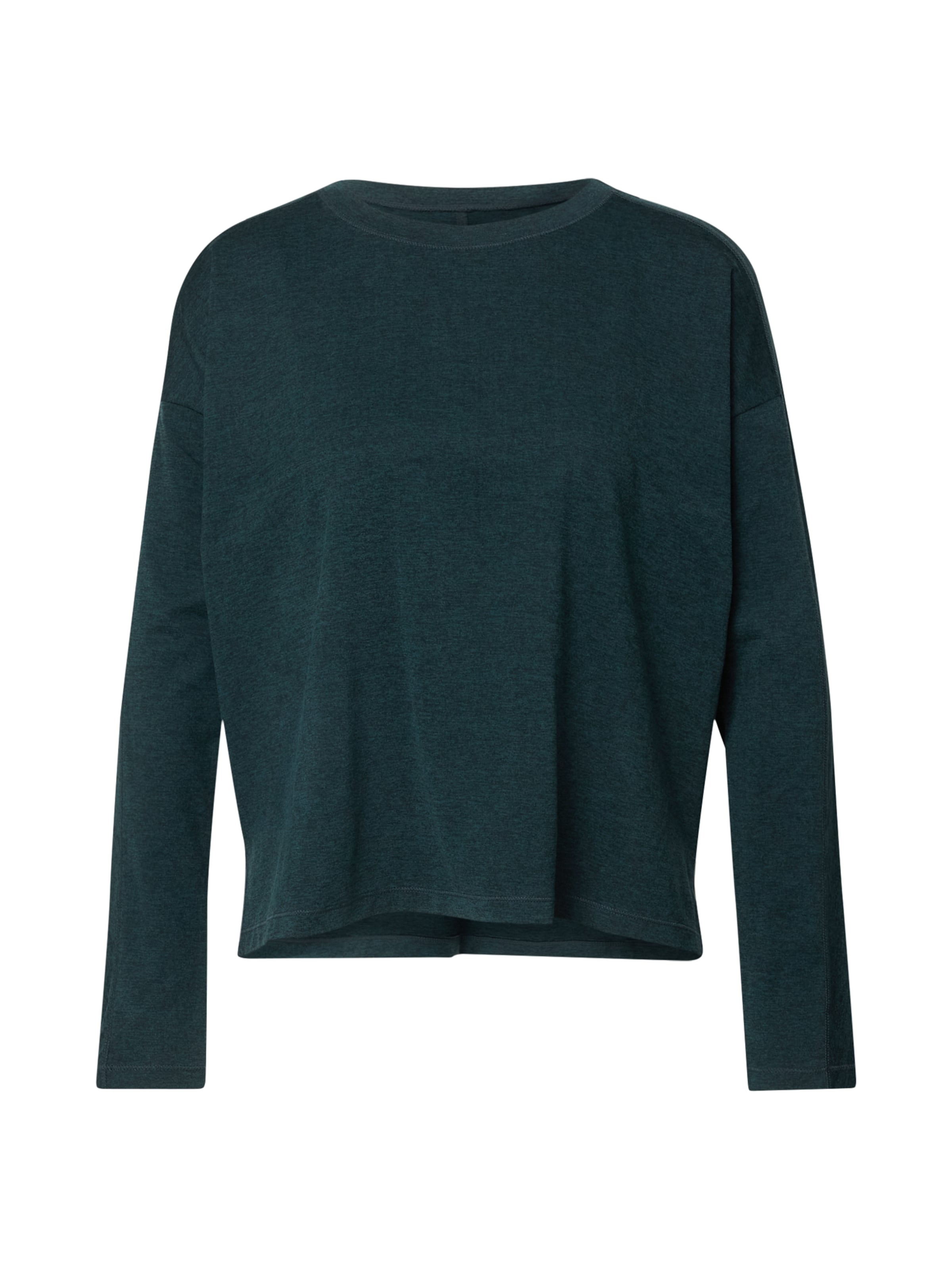 Girlfriend Collective - Camiseta funcional en verde: frente