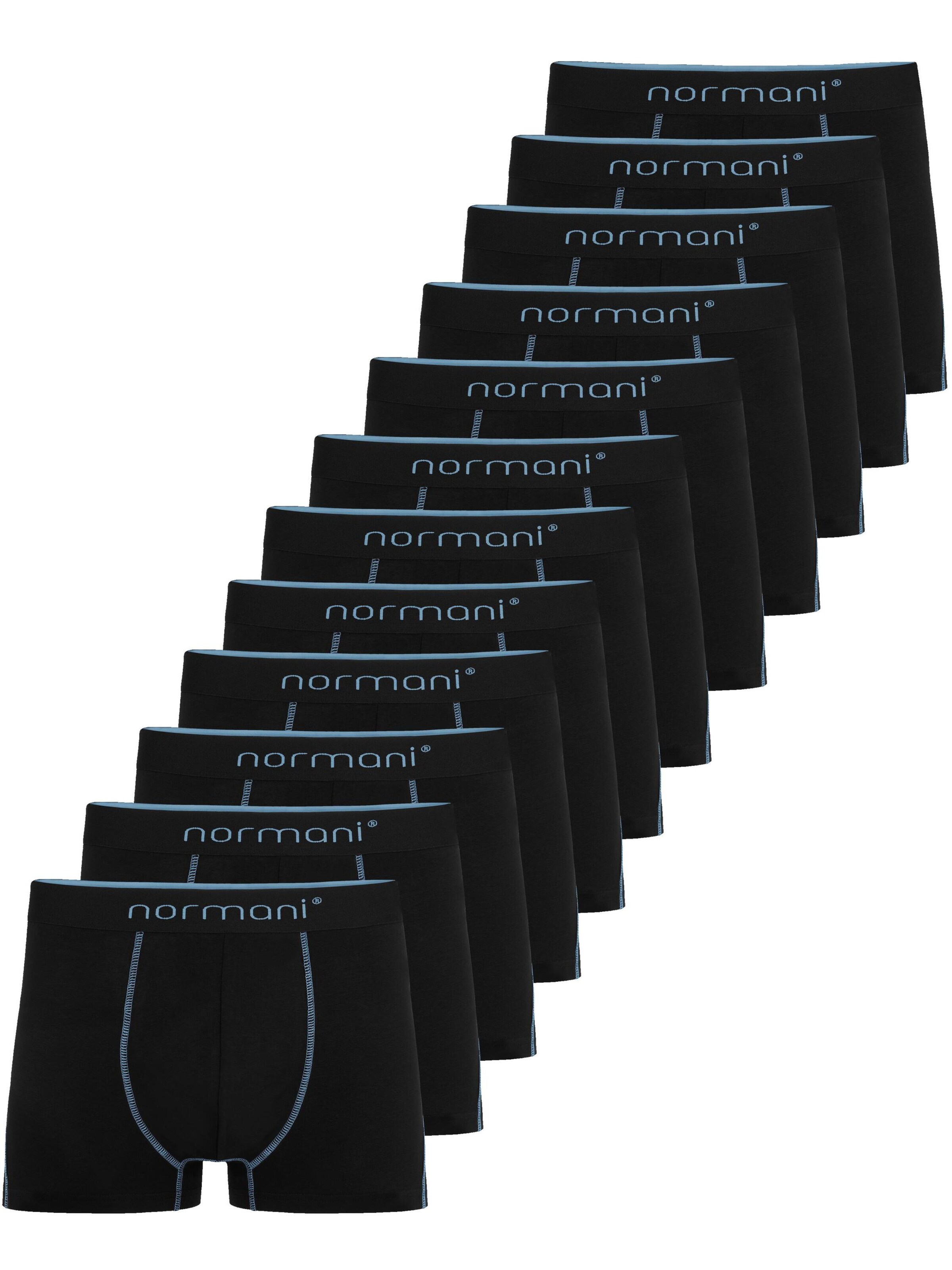Boxers normani en noir : devant