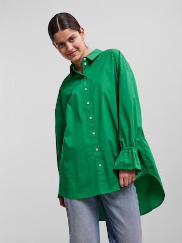 PIECES Blouse 'Essi' in Green
