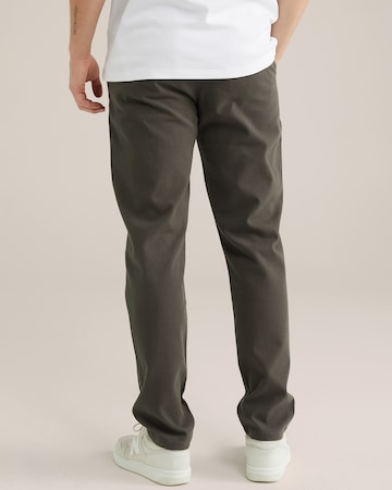 WE Fashion Slimfit Chinobyxa i grön