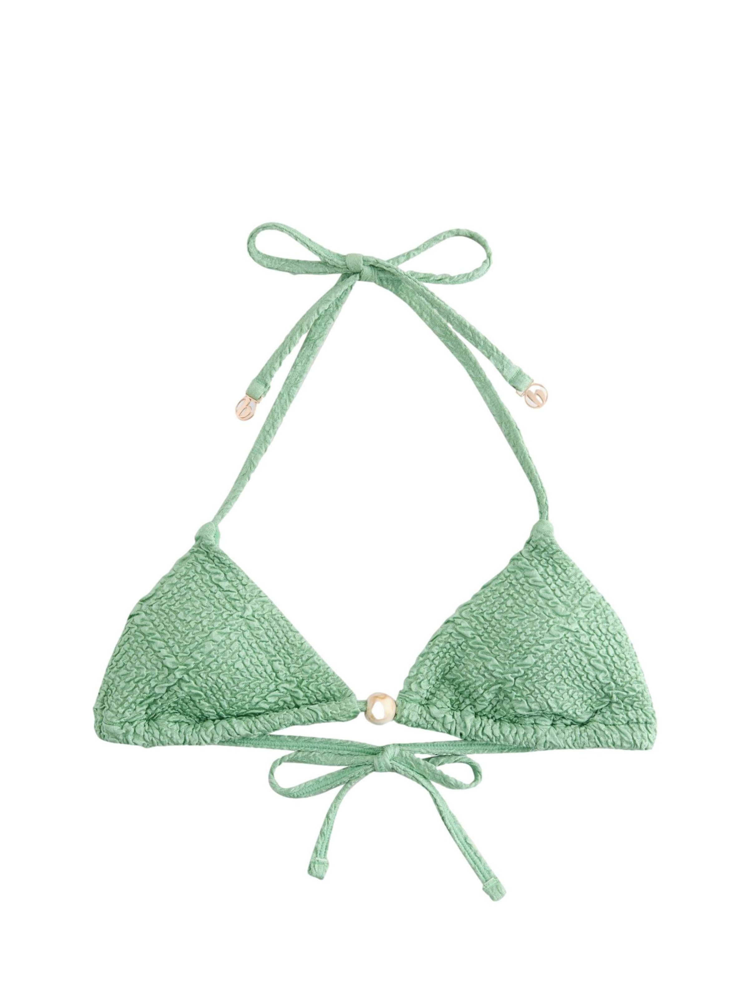 B by Ted Baker Triangen Bikiniöverdel i grön: framsida