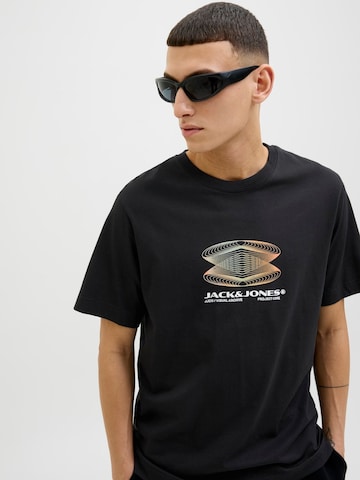juoda JACK & JONES Marškinėliai 'JCOCALMA'