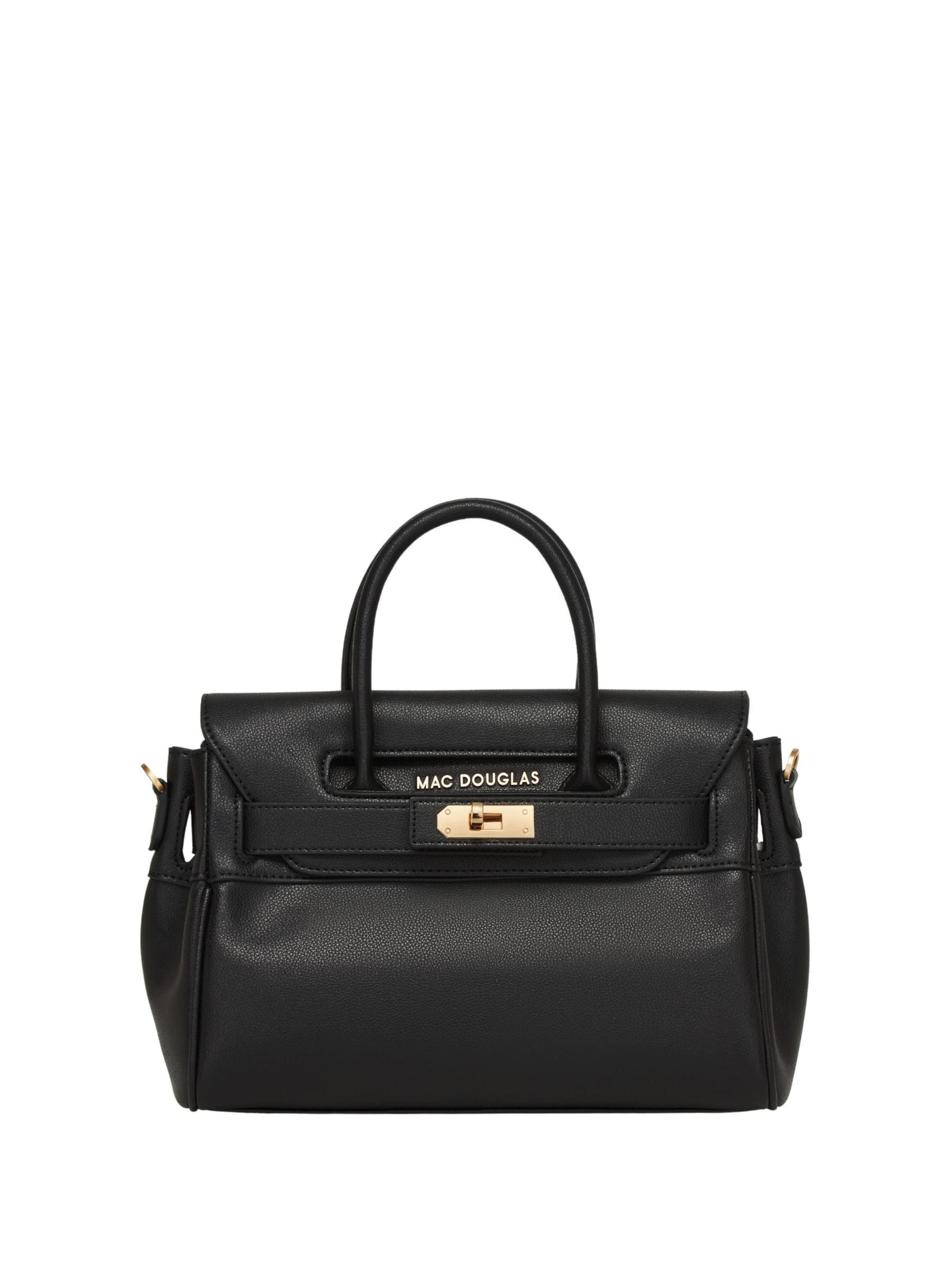 MAC DOUGLAS Handtas 'Mac Douglas Sacs À Main MIX Pyla2 Milo Noir' in Zwart: voorkant
