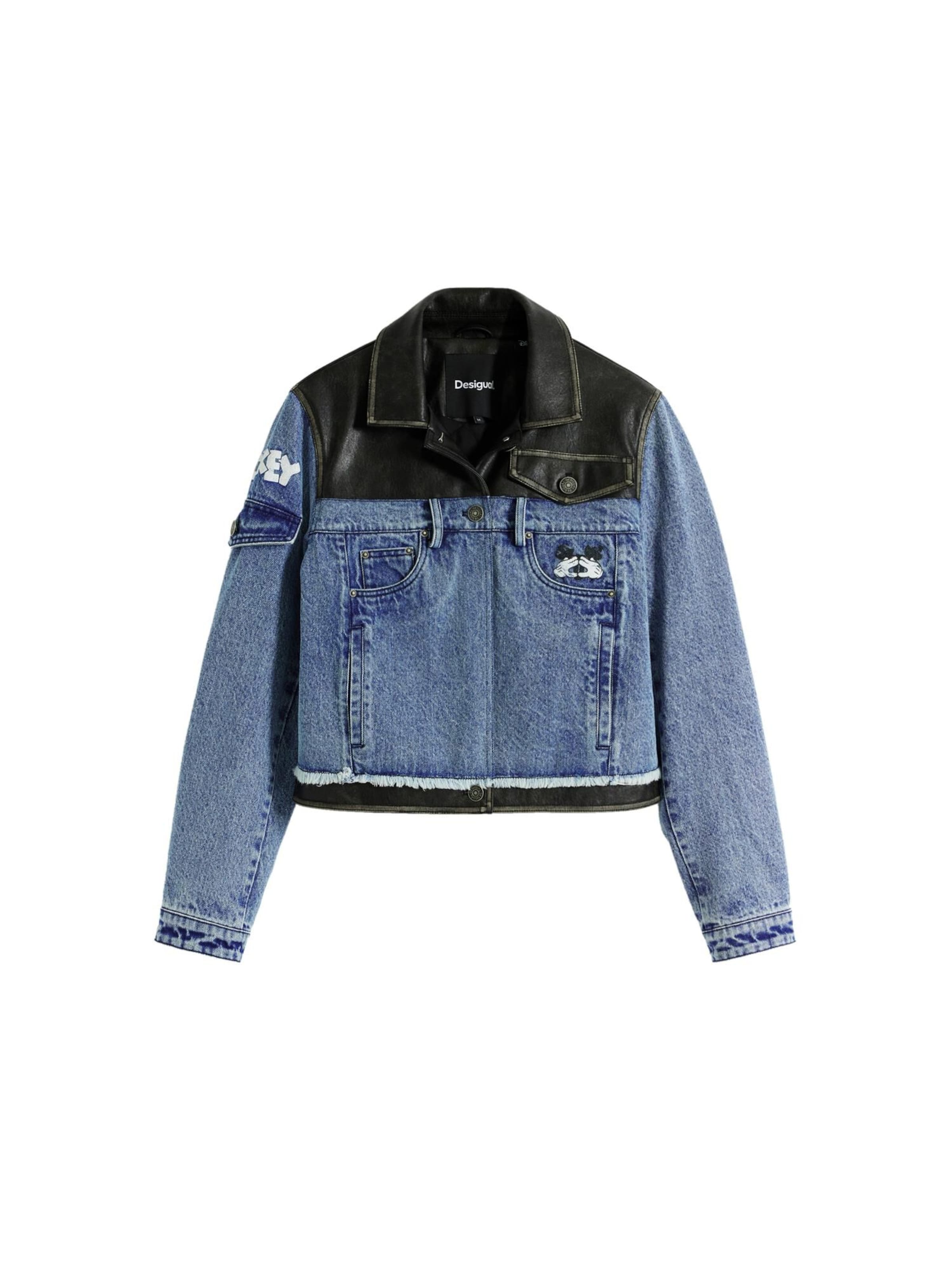 Giacca di mezza stagione di Desigual in blu: frontale