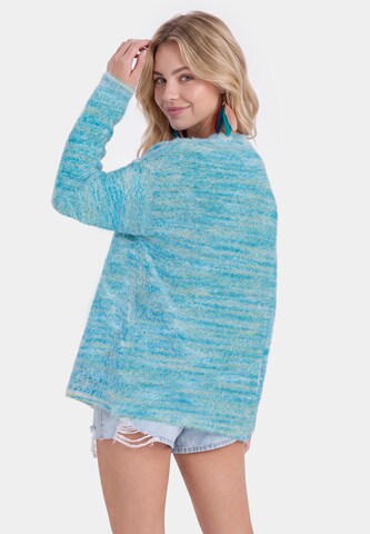 IZIA Gebreid vest in Blauw