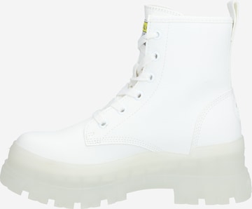 BUFFALO Lace-up bootie 'ASPHA RLD' in White