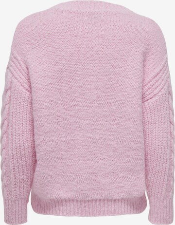 ONLY Sweater 'LOLA' in Pink