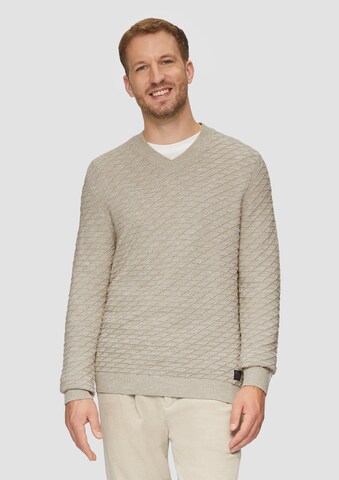 s.Oliver Trui in Beige: voorkant