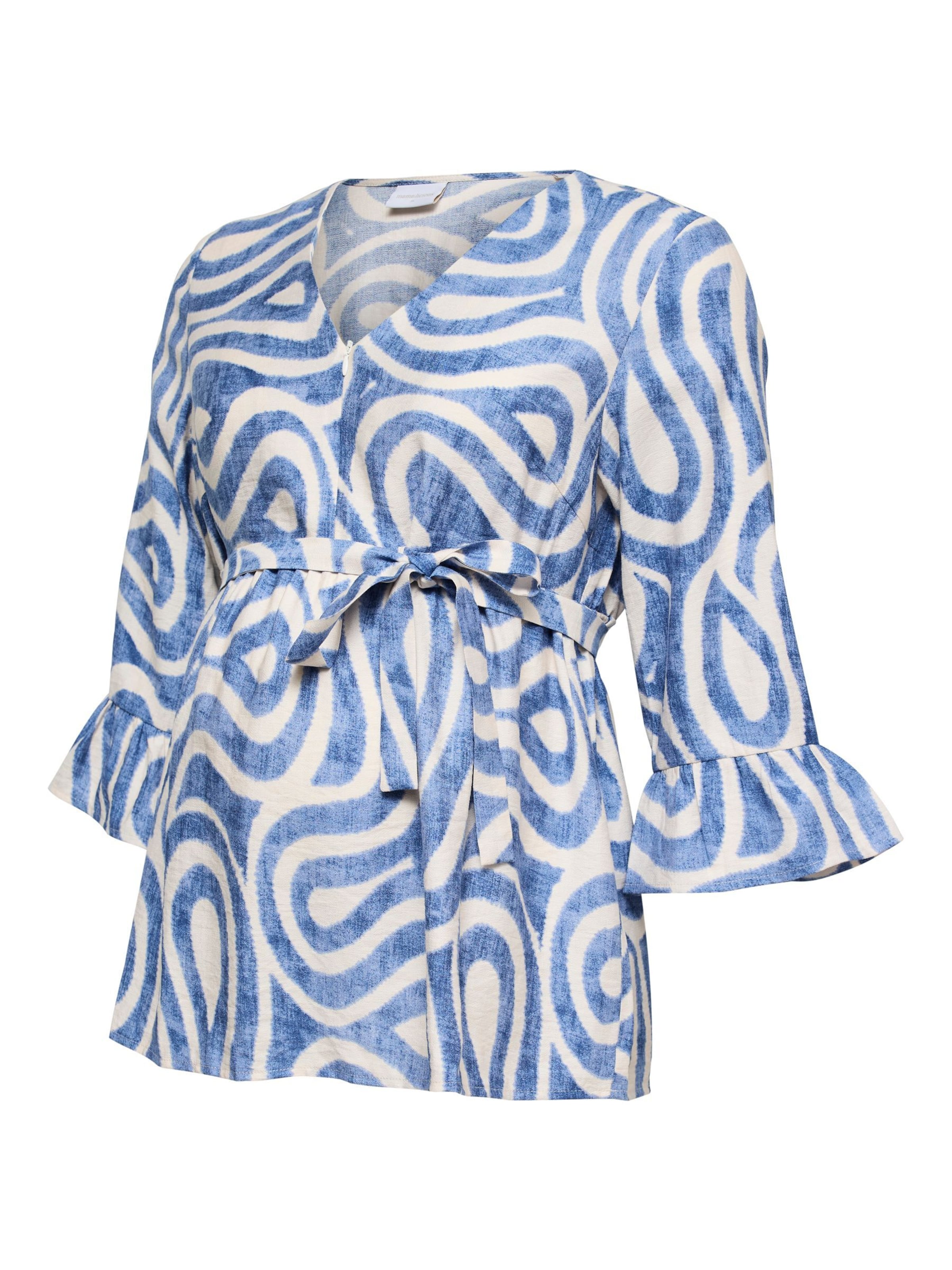 MAMALICIOUS Bluse in Blau: Vorderseite