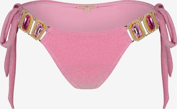 Moda Minx Bikinihose 'Lumiere Boujee' in Pink: Vorderseite