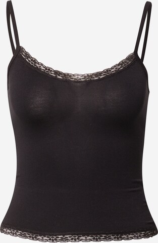 NLY by Nelly Top in Black: front