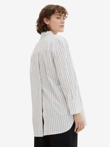 TOM TAILOR Bluse in Weiß