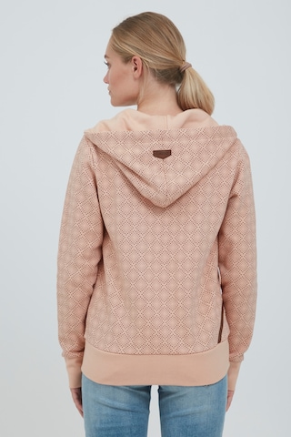 Oxmo Zip-Up Hoodie 'VENDELA' in Pink