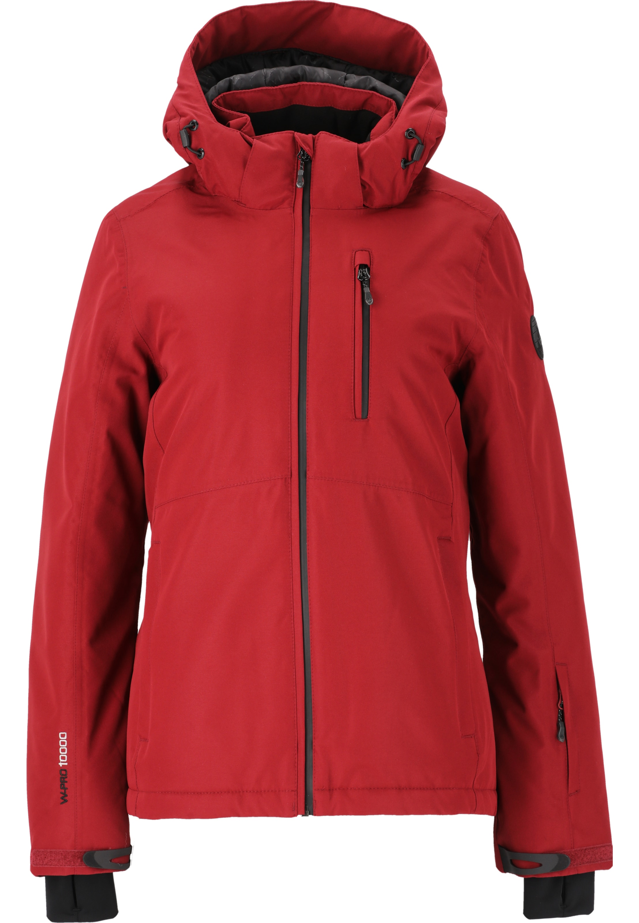 Whistler Skijacke 'Drizzle' in Rot: Vorderseite