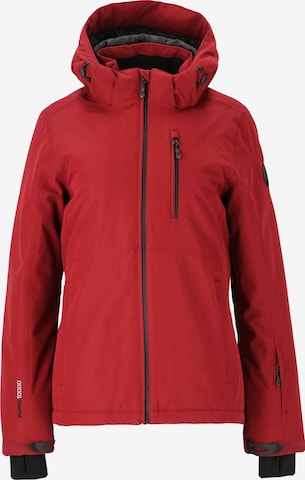 Whistler Athletic Jacket 'Drizzle' in Red: front