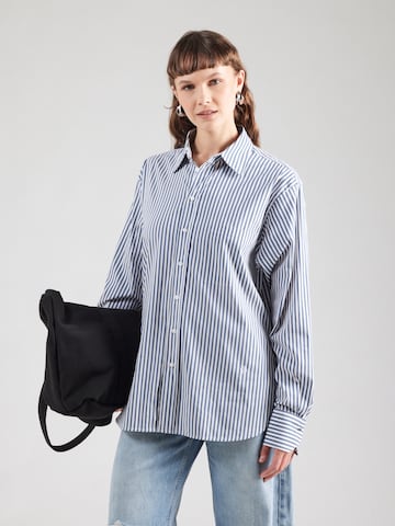 BOSS Blouse 'Saturday_1' in Blue: front
