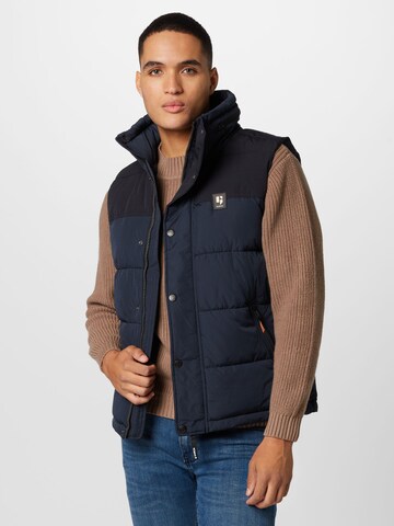 GARCIA Vest in Blue: front