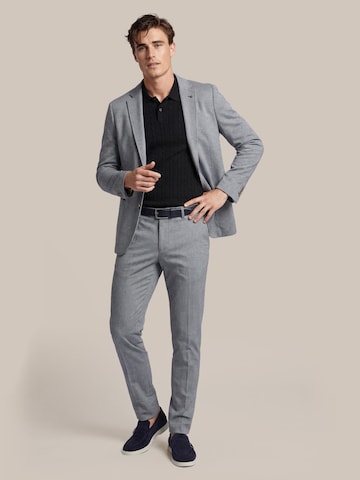 Coupe slim Pantalon à plis Suitable en bleu